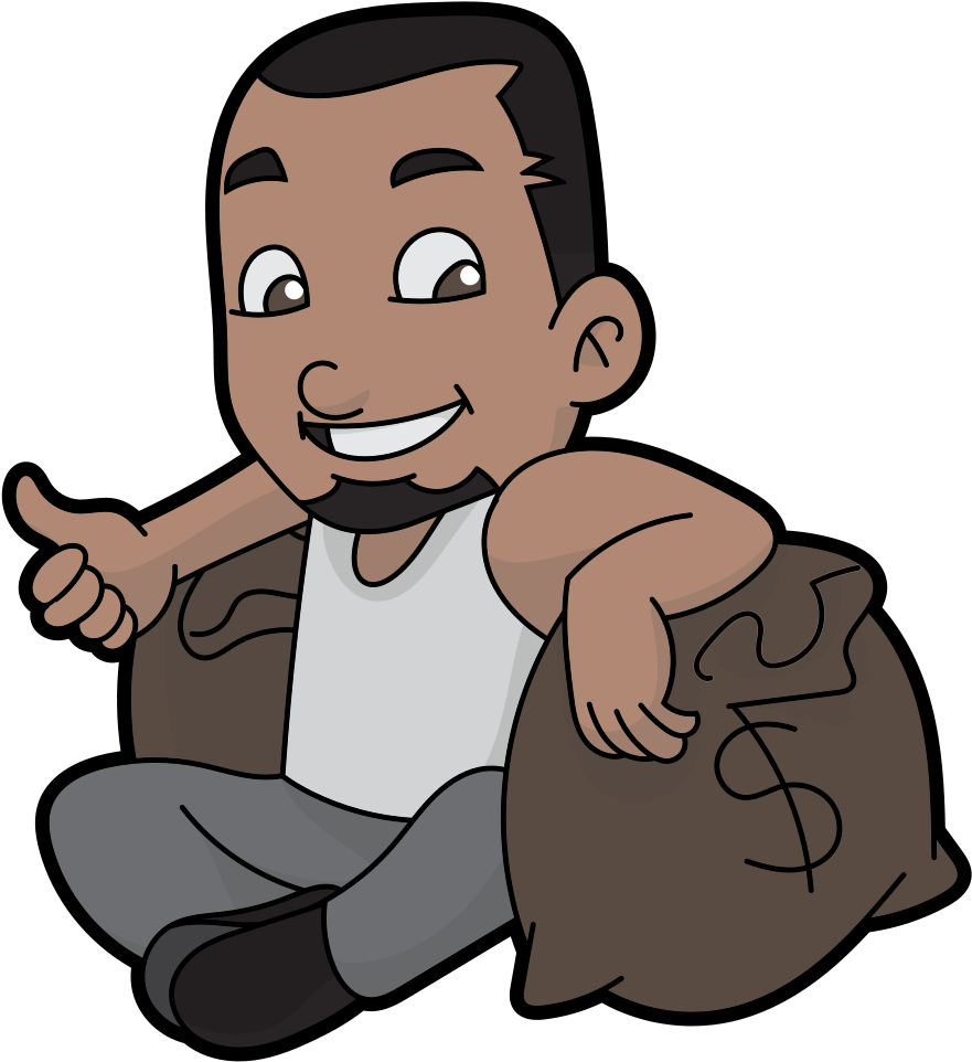 Open - Animated Black Guy (1000x1141)