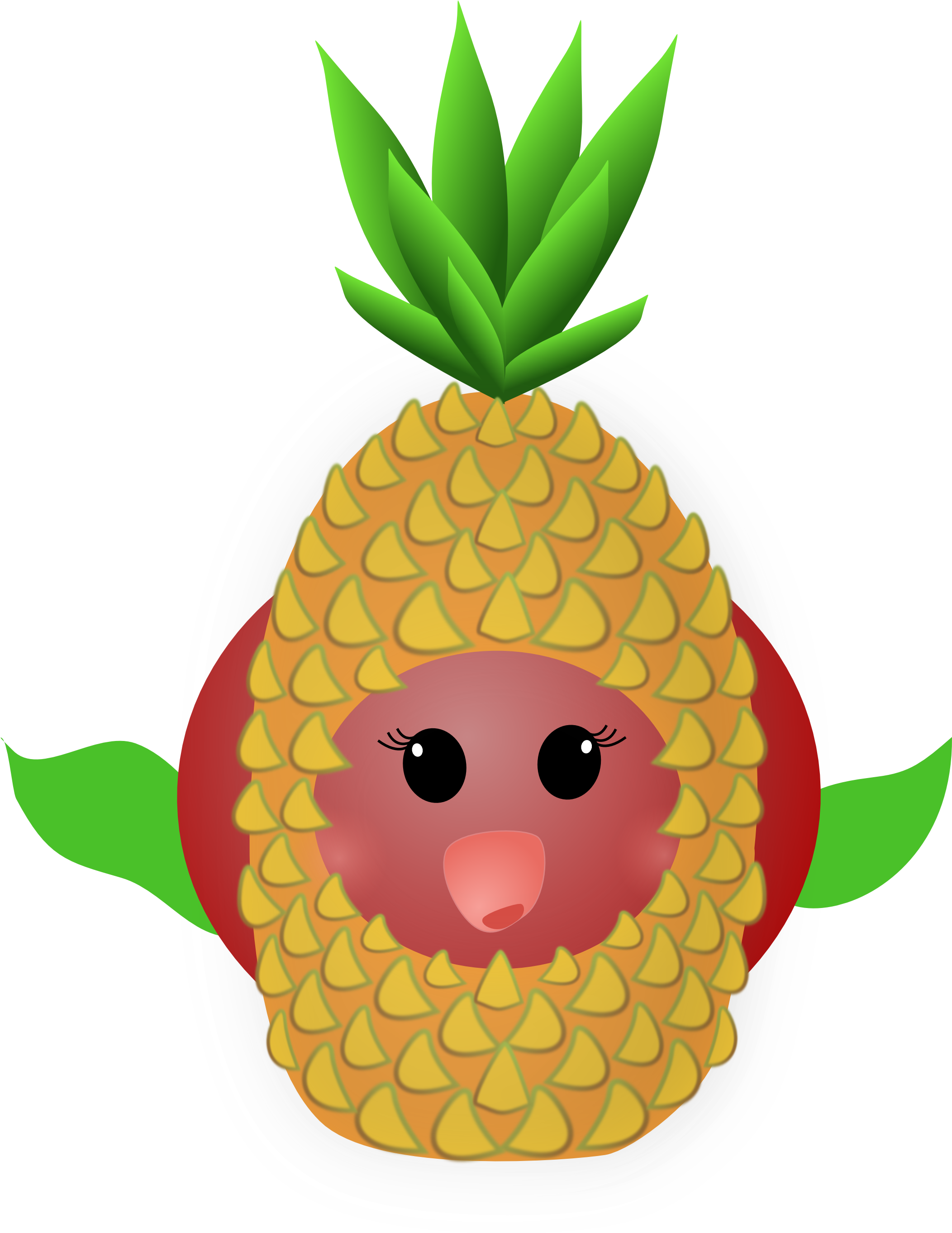 Pineapple Pommie - Pineapple (2103x2734)