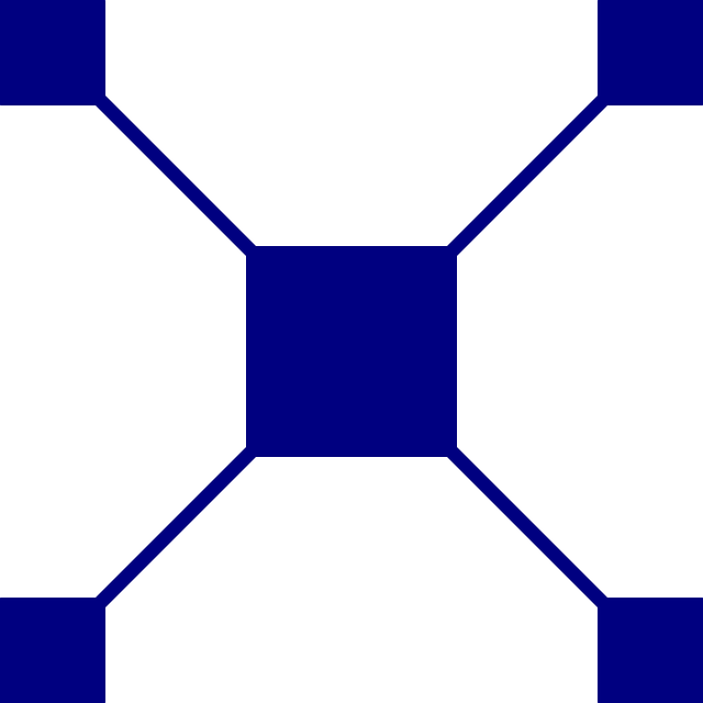 Octagons Blue, Pattern, Special, Patterns, Squares, - Clip Art (640x640)