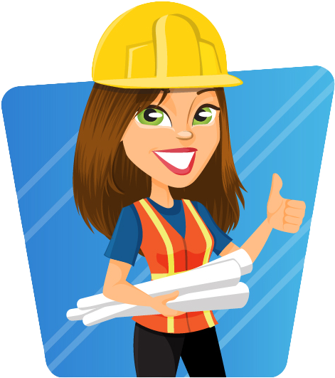 Female Engineer Clipart (518x588)