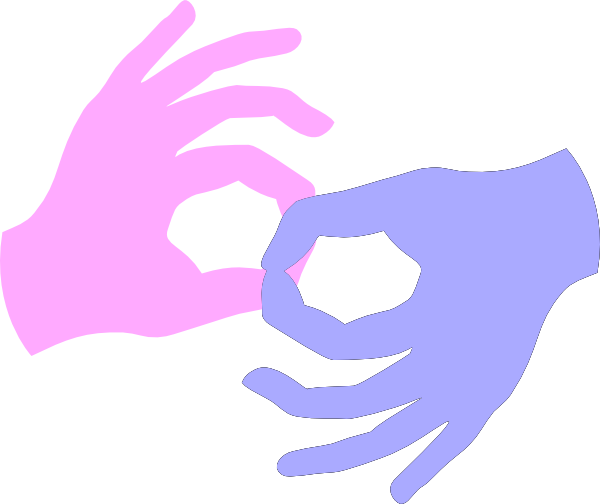 Sign Language Clip Art (600x504)