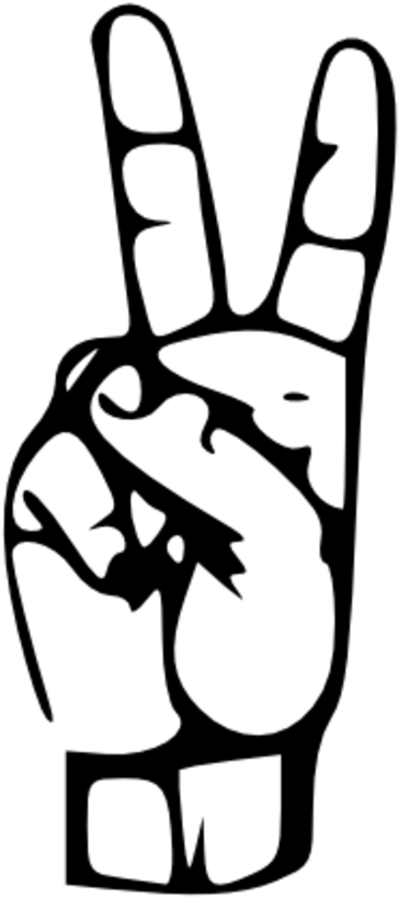 Sign Language Number 2 (378x834)