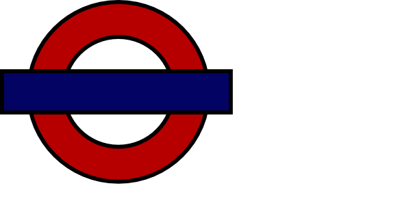 Blank London Underground Sign (600x313)