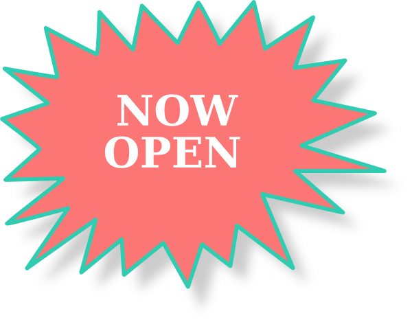 Now Open Clip Art (600x469)