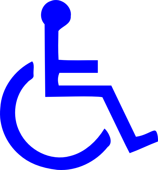 Draw A Handicap Sign (552x595)