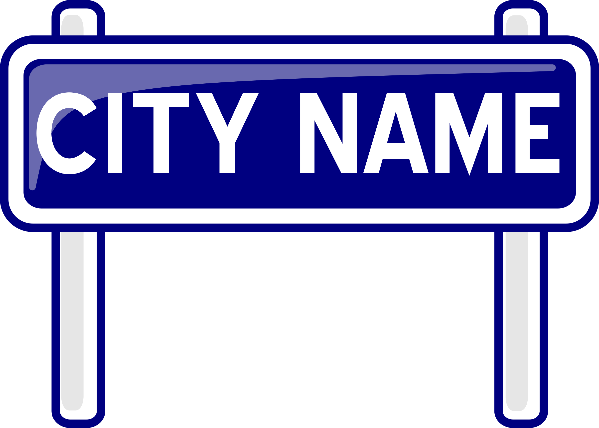 Big Image - Sign Post Clip Art (2400x1714)