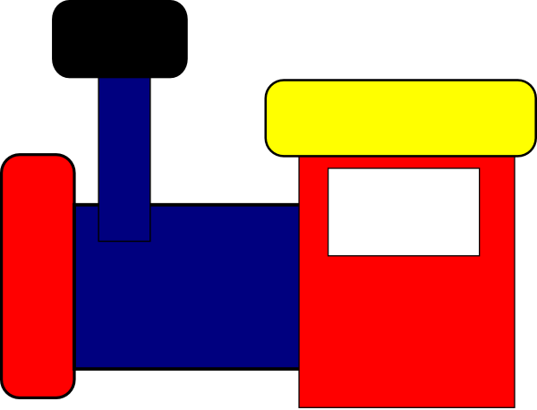 Engine Clipart Red Train - Clip Art (640x480)