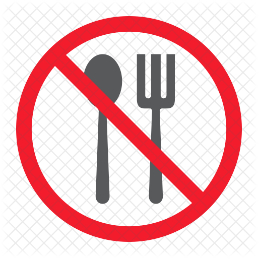 No Eat Icon - General Dynamics Land Systems (512x512)
