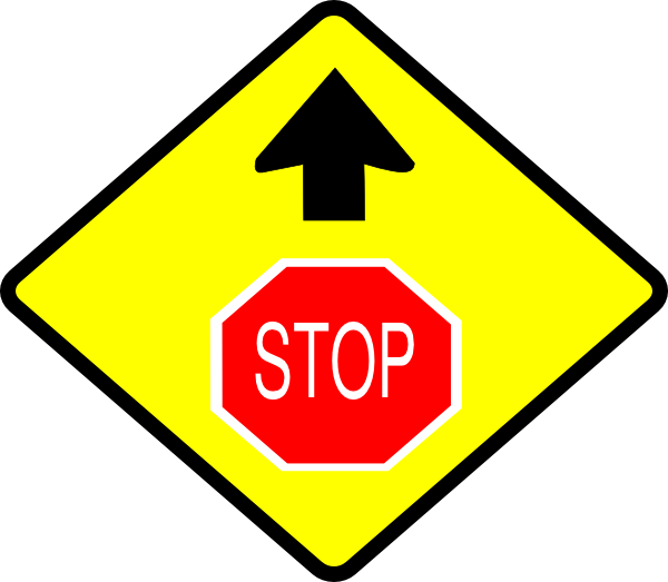 Stop Sign With Arrow (600x523)