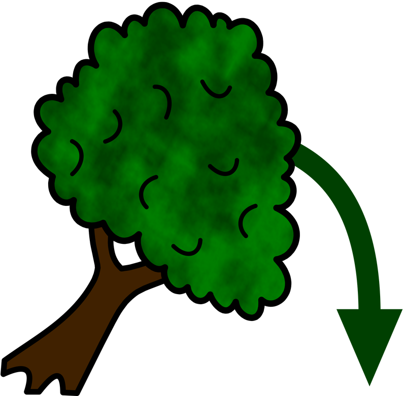 Falling Tree - Falling Trees Clipart Gif (798x800)