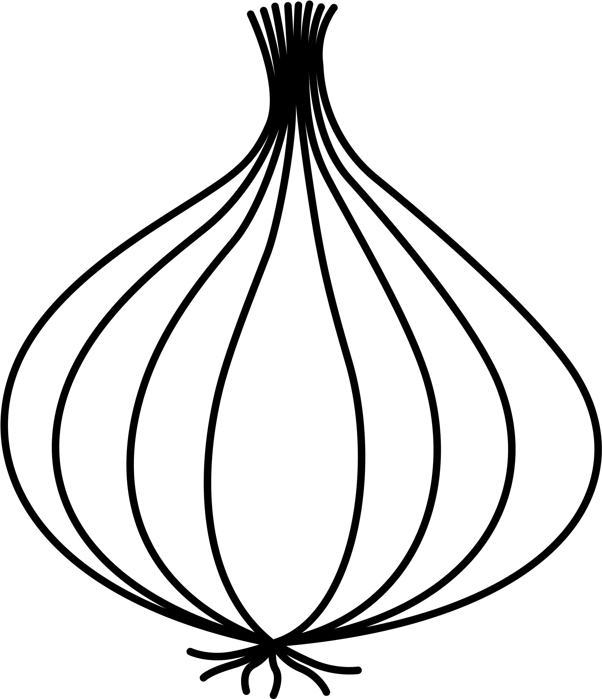 Open - Onion Svg (2000x2329)