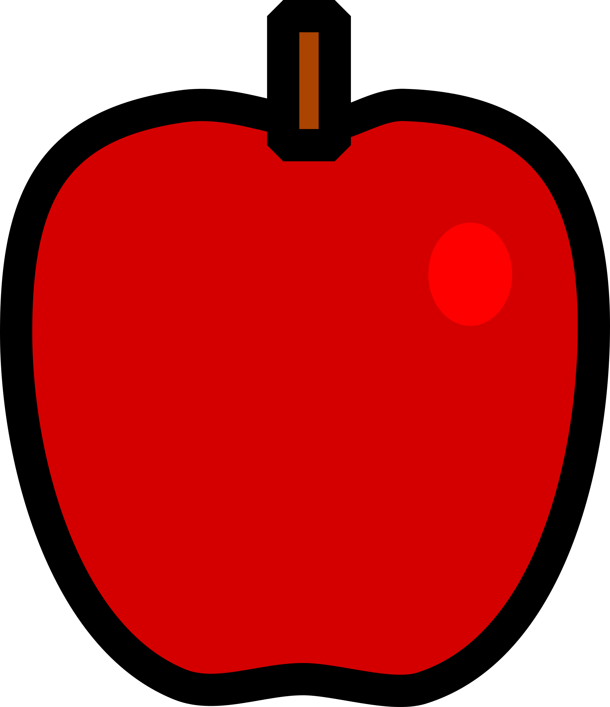 Clipart Apple - Apple (2072x2400)