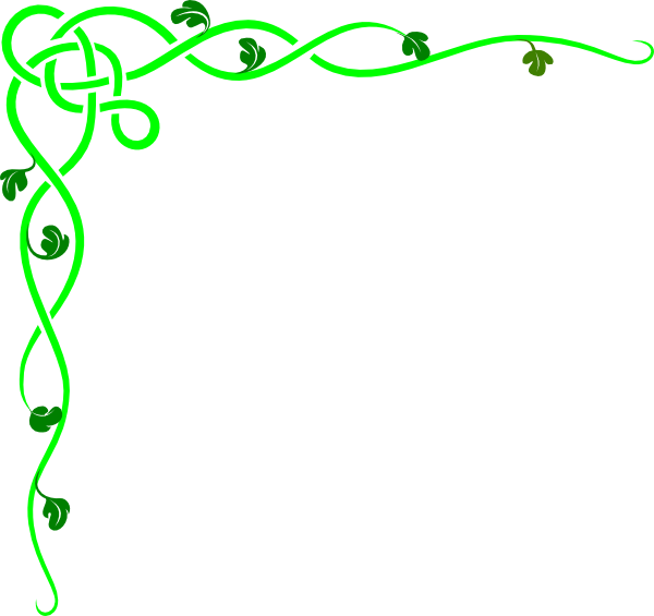 March Borders Clip Art (600x565)