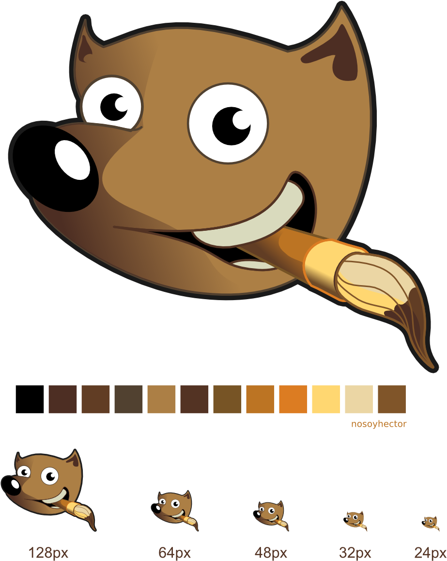 Wilber Gimp Weasel 555px - Gimp (999x1246)