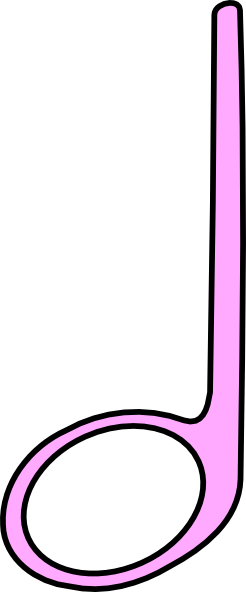 Half - Note - Clip - Art - Half - Note - Clip - Art (246x592)