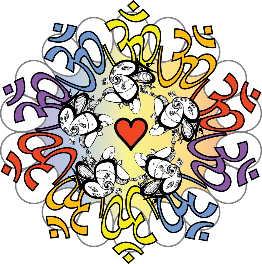Ganesh Mandala By Mintdawn - Ganesh (890x898)