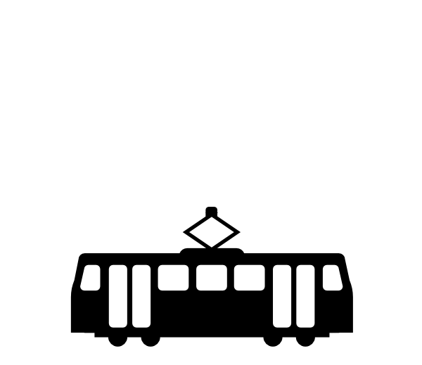 Trams Crossing Ahead Sign (600x519)