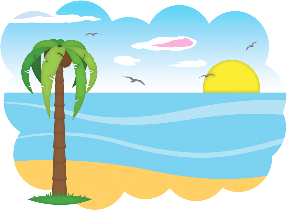 Spring Break Destinations - Illustration (1024x791)