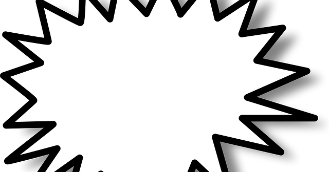 Comic Text Box Png (640x336)