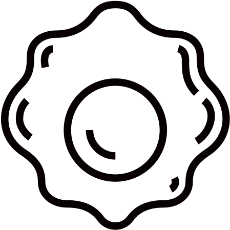 Poached Egg Svg Vector Icon - Circle (512x512)