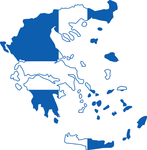 Image Result For Greece Map/flag - Greece Flag And Map (471x480)