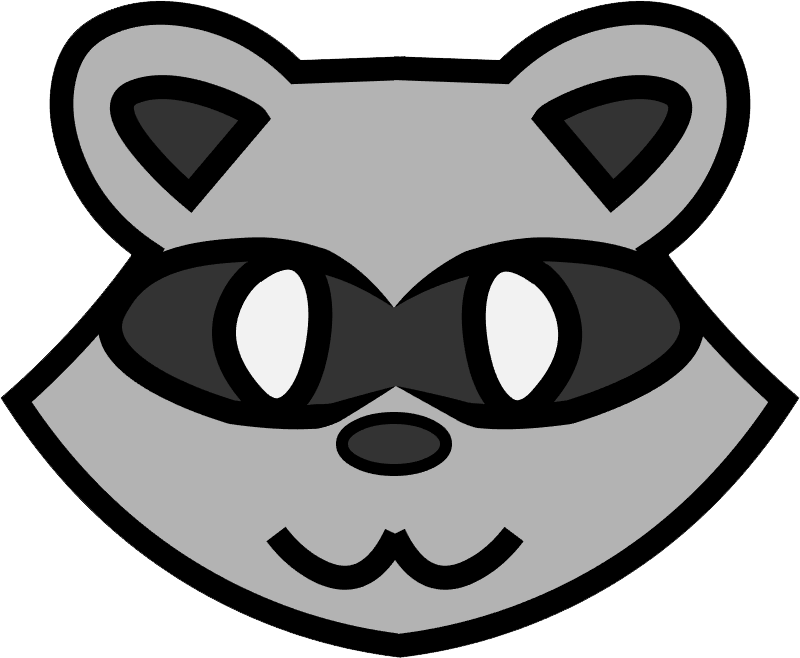 - Raccoon - - Cartoon (800x658)