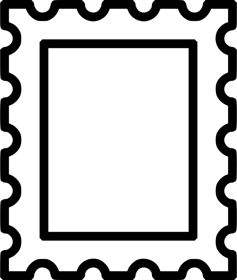 Postage Stamp Comments - Picture Frame (828x980)