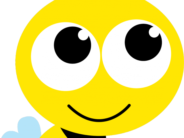 Face Clipart Bee - Smiley (640x480)