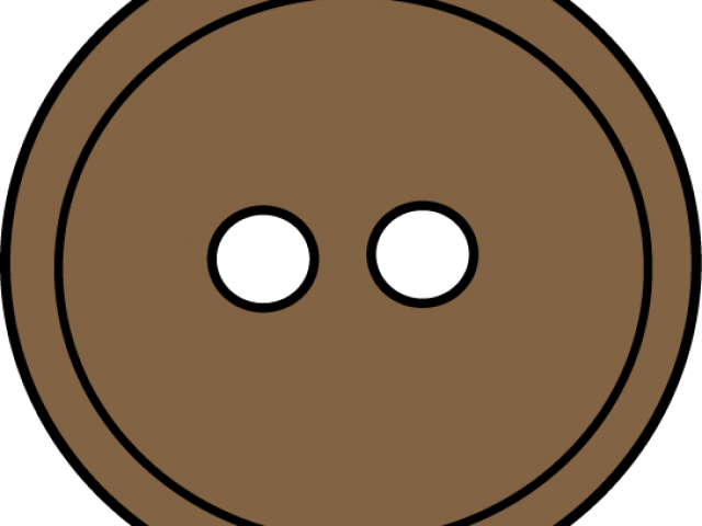 Buttons Clipart Brown - Circle (640x480)
