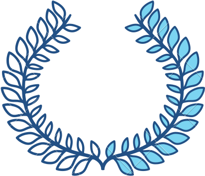 Wreath Leaves Ornament Vector Illustration Design - Vector Graphics (550x550)