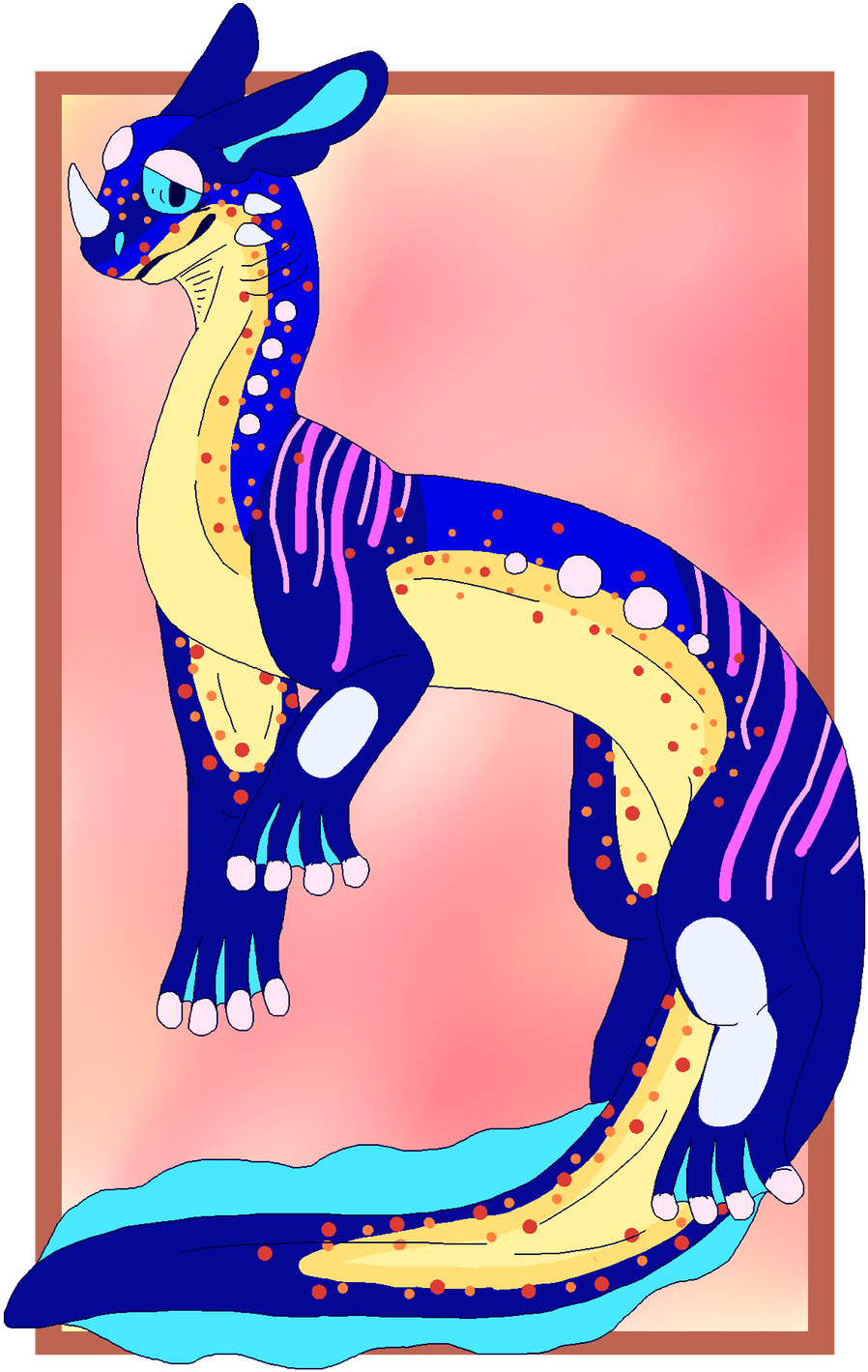 Sea Serpent Adopt - Illustration (1024x1518)