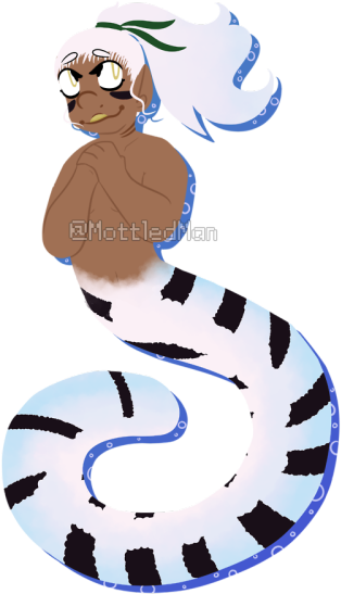 Sea Snake Classes - Cartoon (400x566)