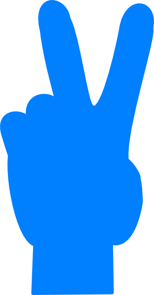 Peace Finger Svg (312x599)
