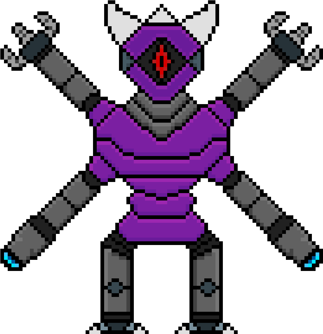 Villain Project - Luxray Sprite (1170x1170)