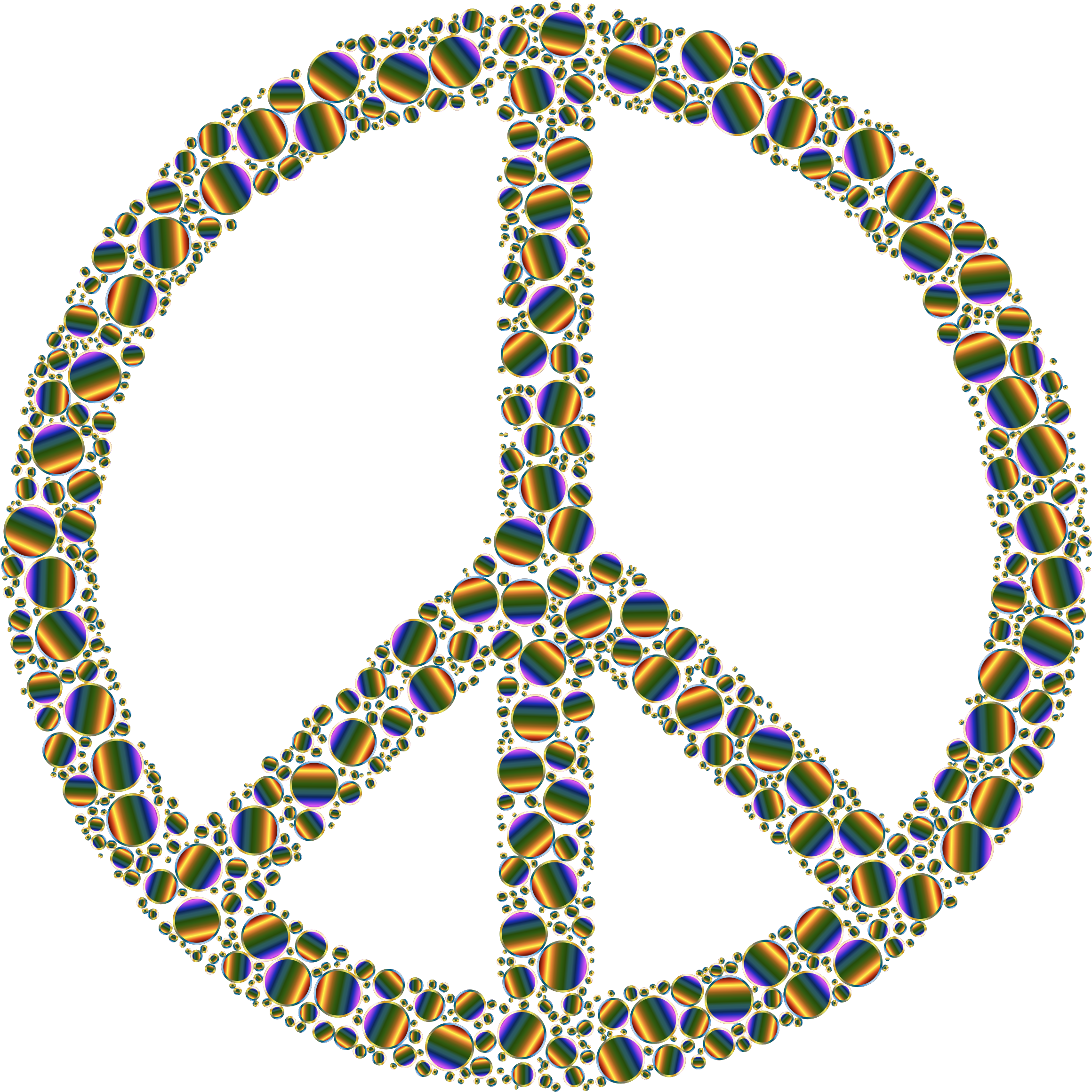 Big Image - Peace Logo Vector Png (2320x2321)