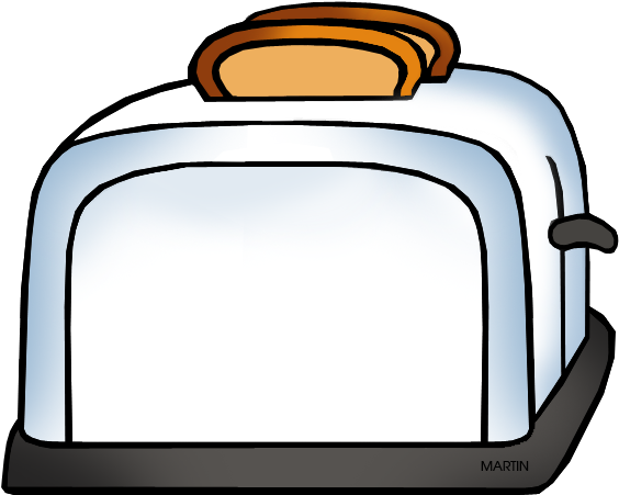 White Toaster - Clip Art (648x532)