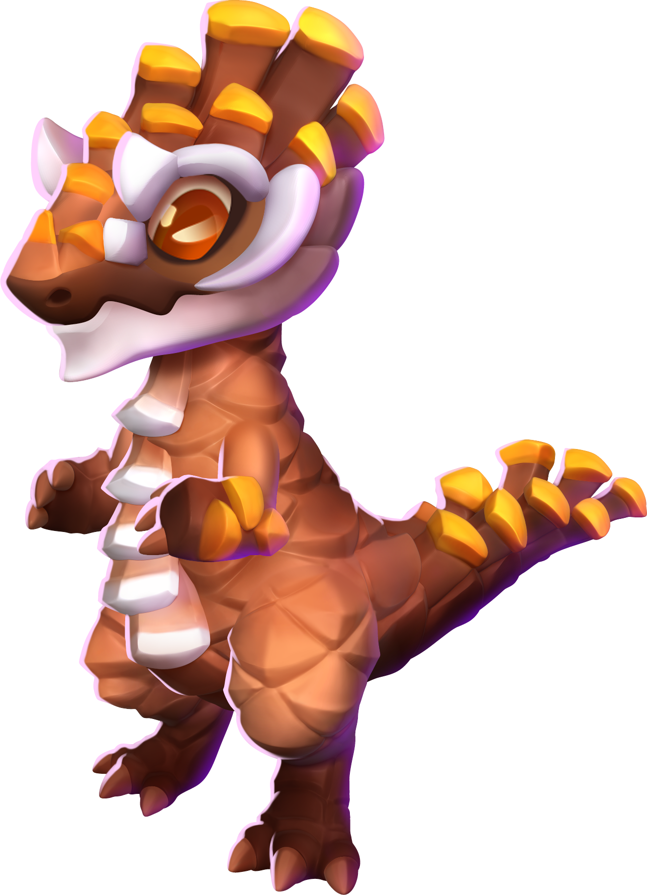 Pine Cone Dragon - Cartoon (1287x1780)