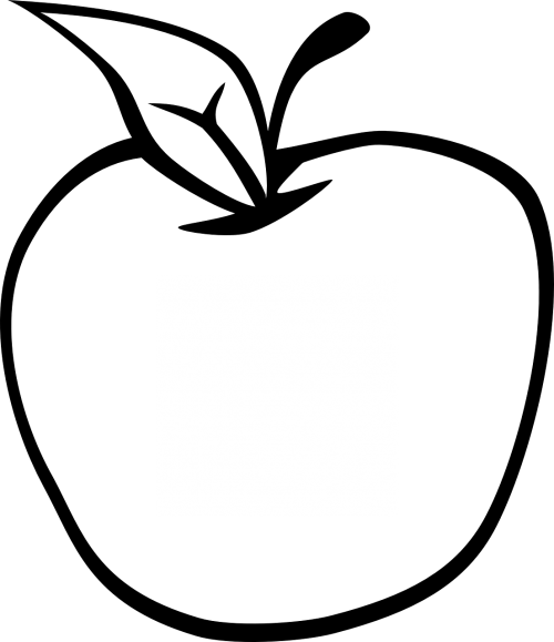 Apple Clip Art (500x579)