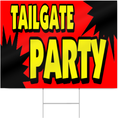Tailgate Party Sign (450x450)