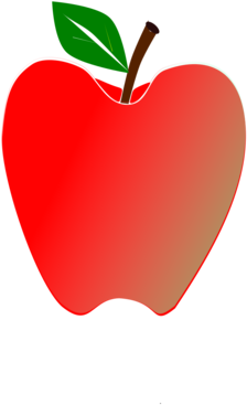 M-095 Computer Heart Apple - Mcintosh (530x750)