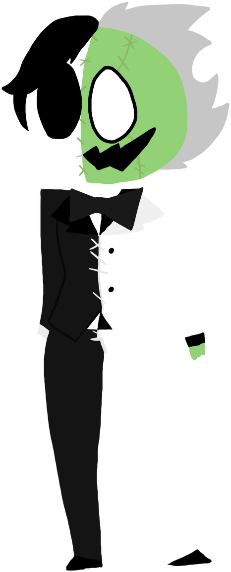 Two Face By Psy35 - Cartoon (635x1259)