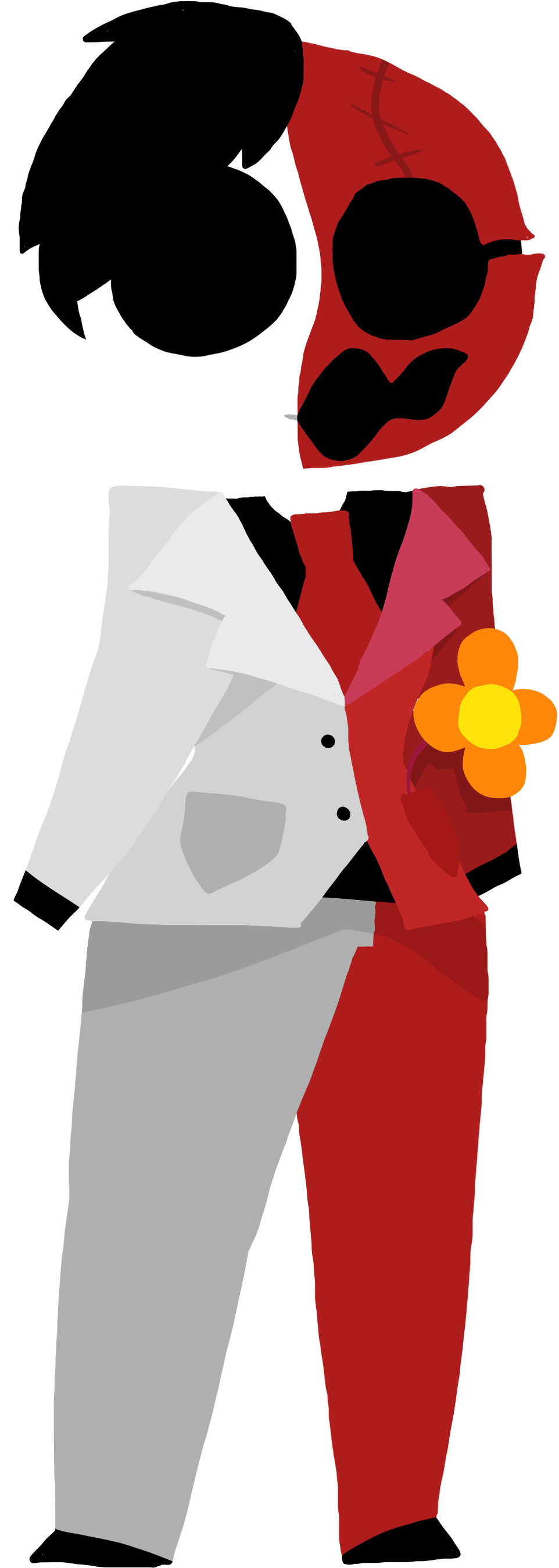 Two Face By Psy35 Two Face By Psy35 - Illustration (1280x3279)