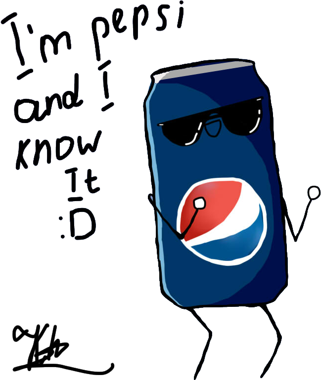 Pepsi Image Png Cartoon (707x787)