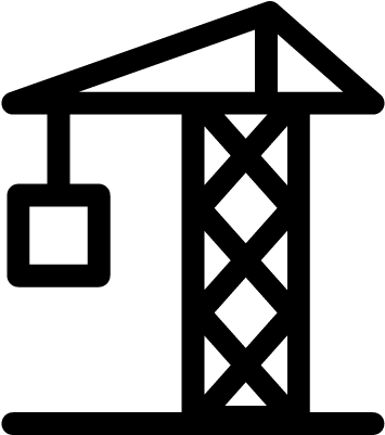 Hoisting Crane Vector - Hoisting Icon (400x400)