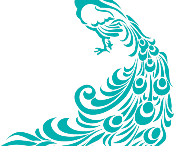 Peafowl Clipart Deepavali - Peacock Drawing (640x480)
