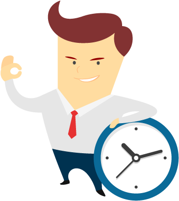 Save Time - Cartoon (378x462)