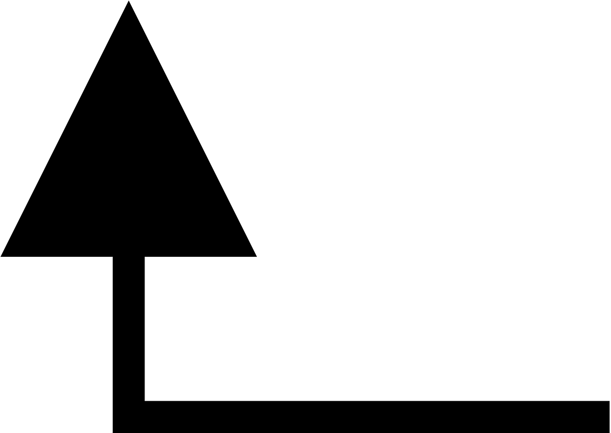 Vector Graphics, - Arrow Pointing Up Left (1280x886)