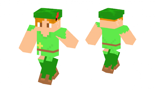 Peter Pan Minecraft Skins (500x300)