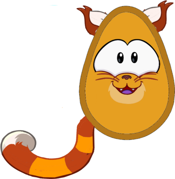 Image Cat Puffle Egg - Cat Puffle (572x585)