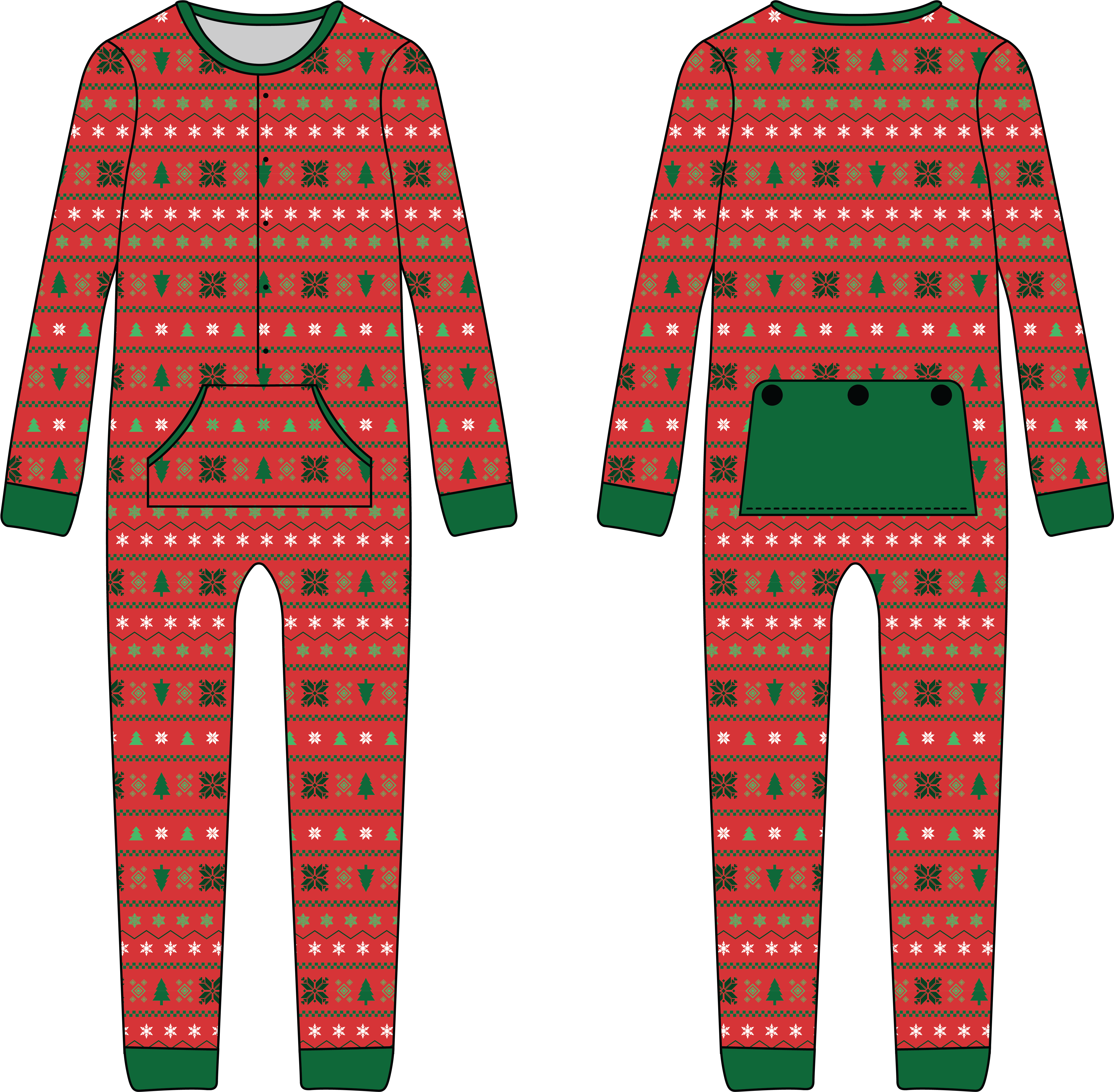 Custom Christmas Apparel - Pajamas (5624x5267)